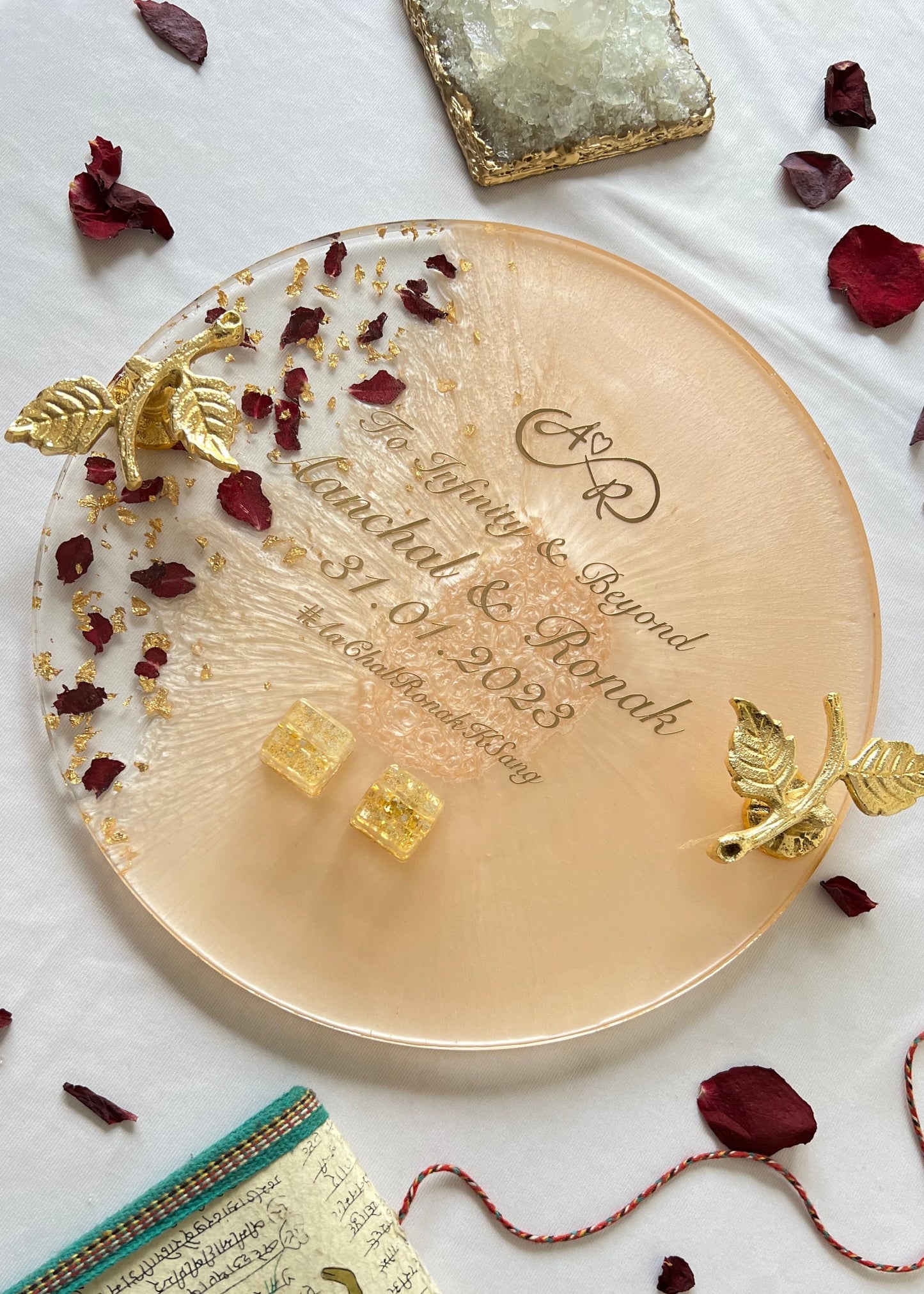 Rose Bloom Ring Platter