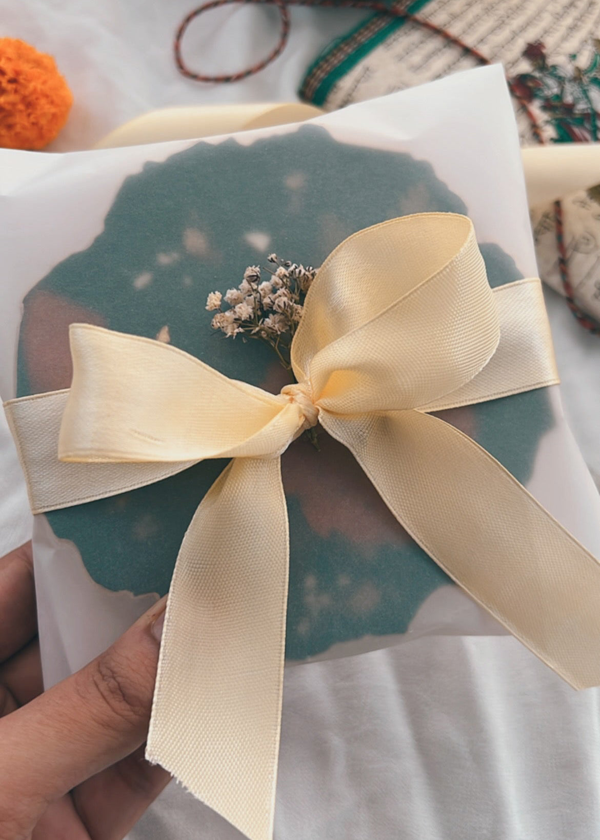 Marigold Meadow Coasters
