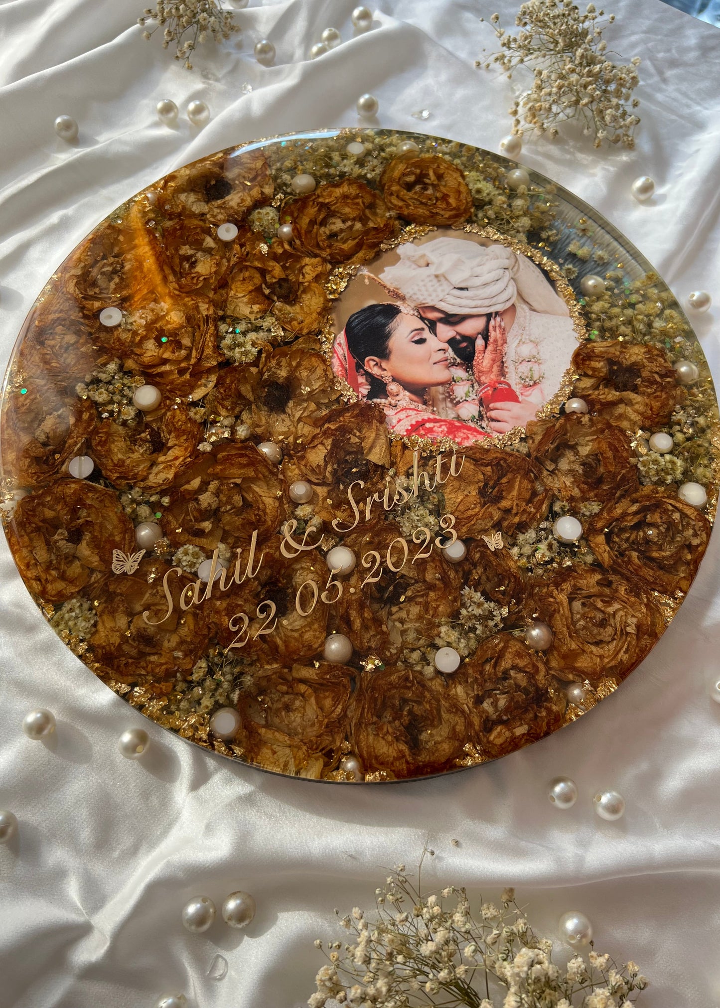 Floral Frame 12”