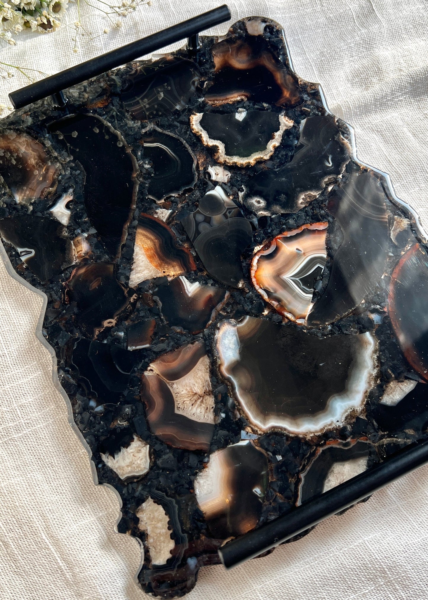 Midnight Agate Tray