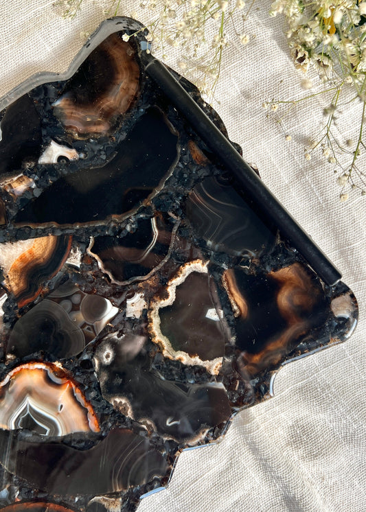Midnight Agate Tray