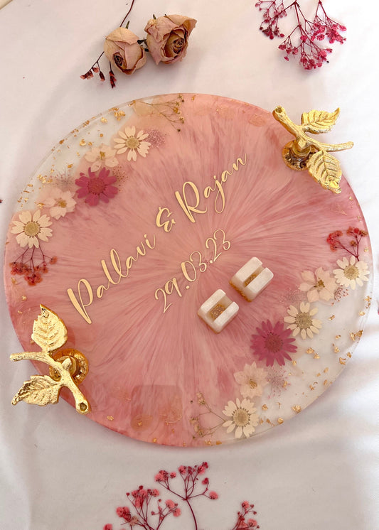 Blush Aura Ring Platter