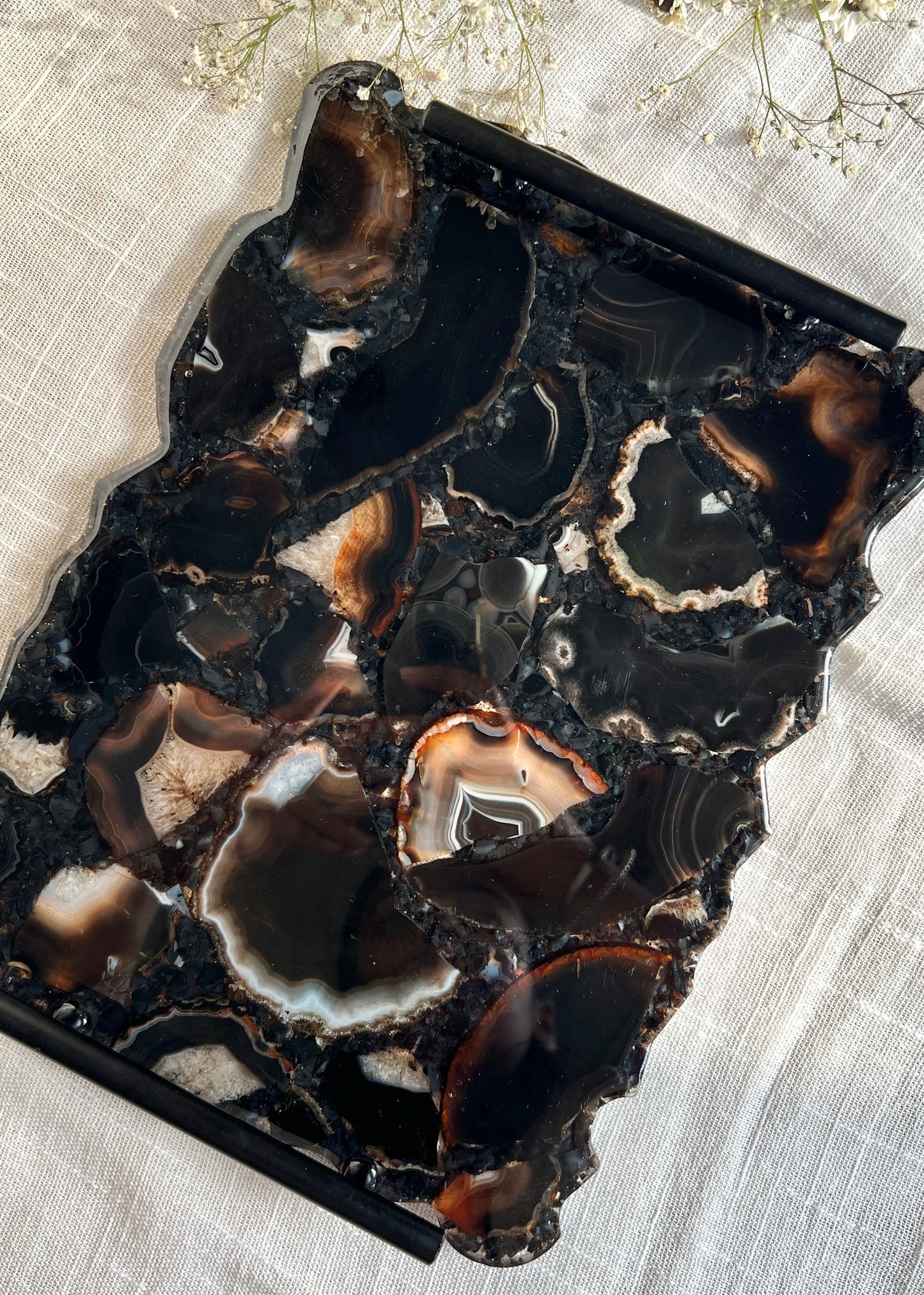 Midnight Agate Tray
