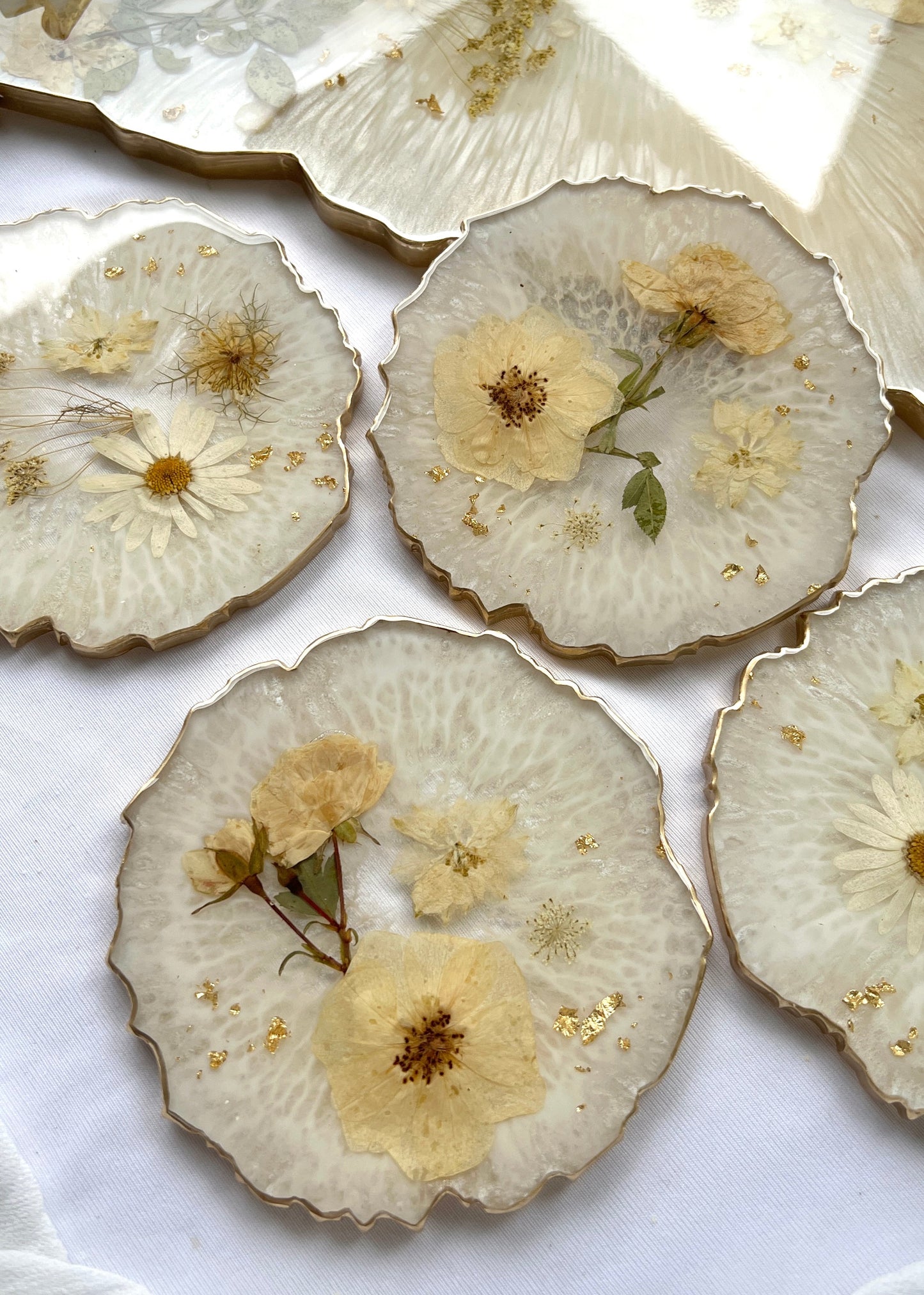 Ivory Rose Coaster
