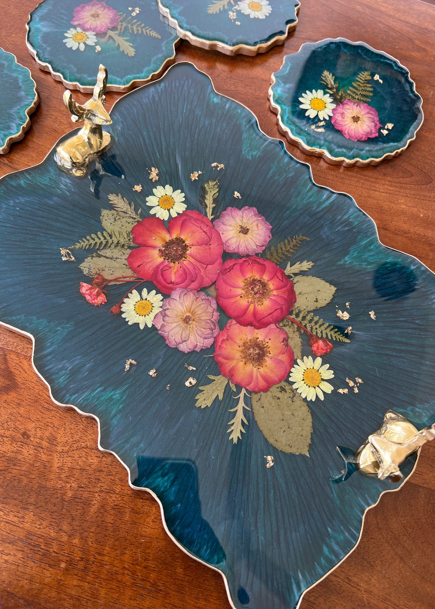 Emerald Garden Tray