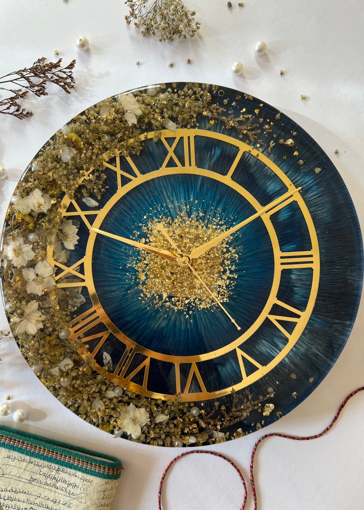 Floral Clock 12”