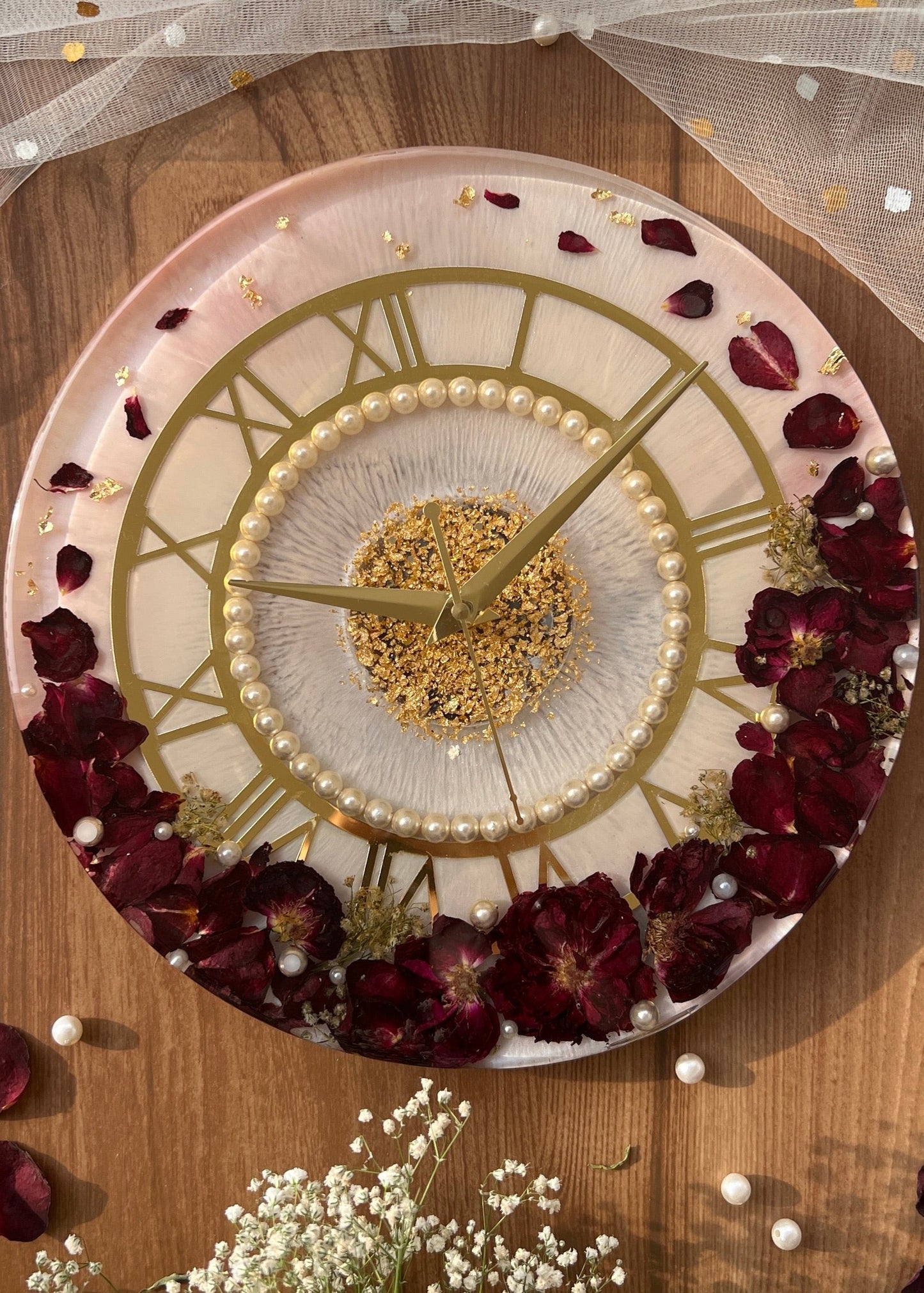 Floral Clock 12”