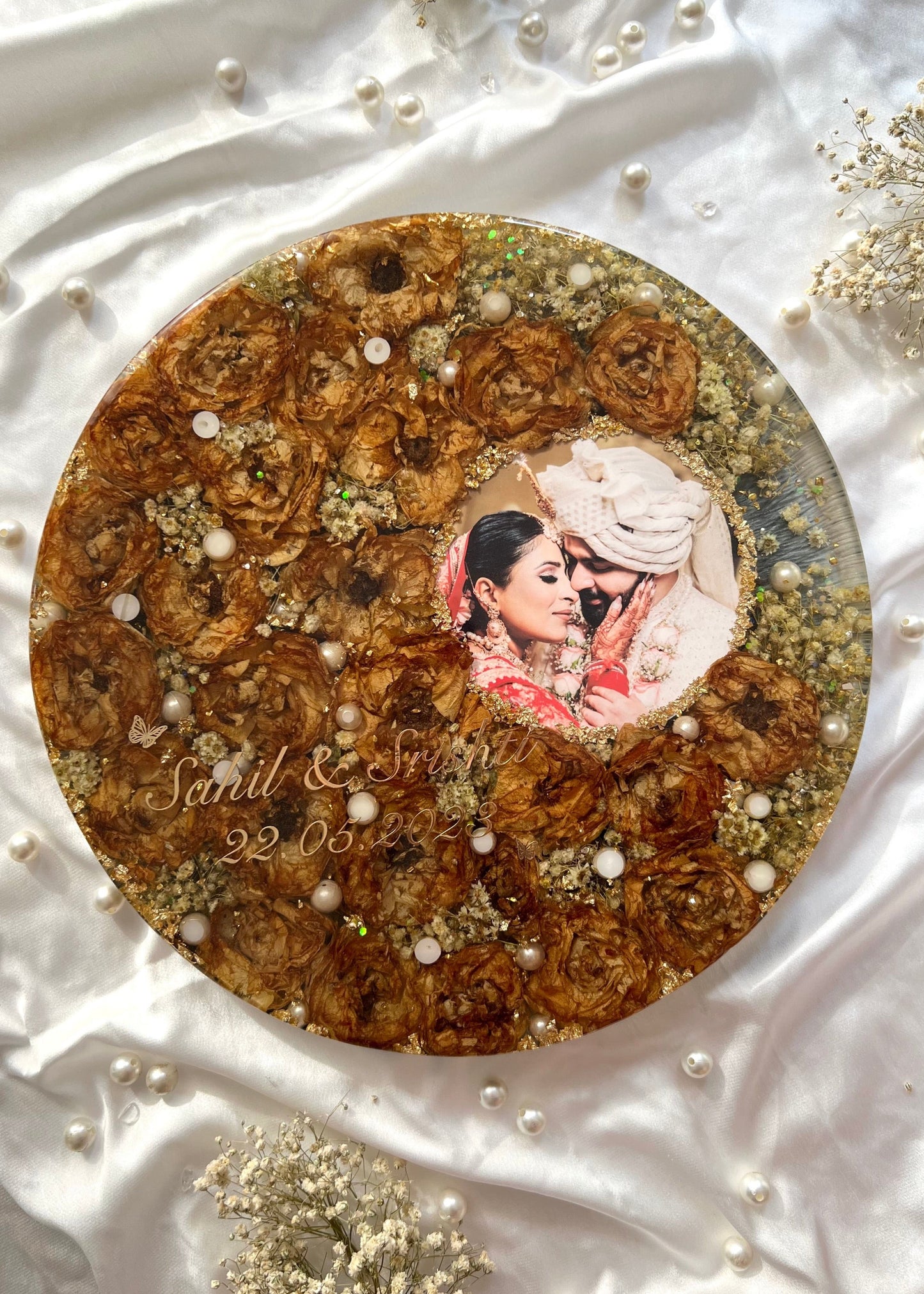 Floral Frame 12”