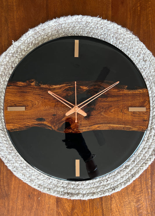 Walnut Edge Clock- 15”
