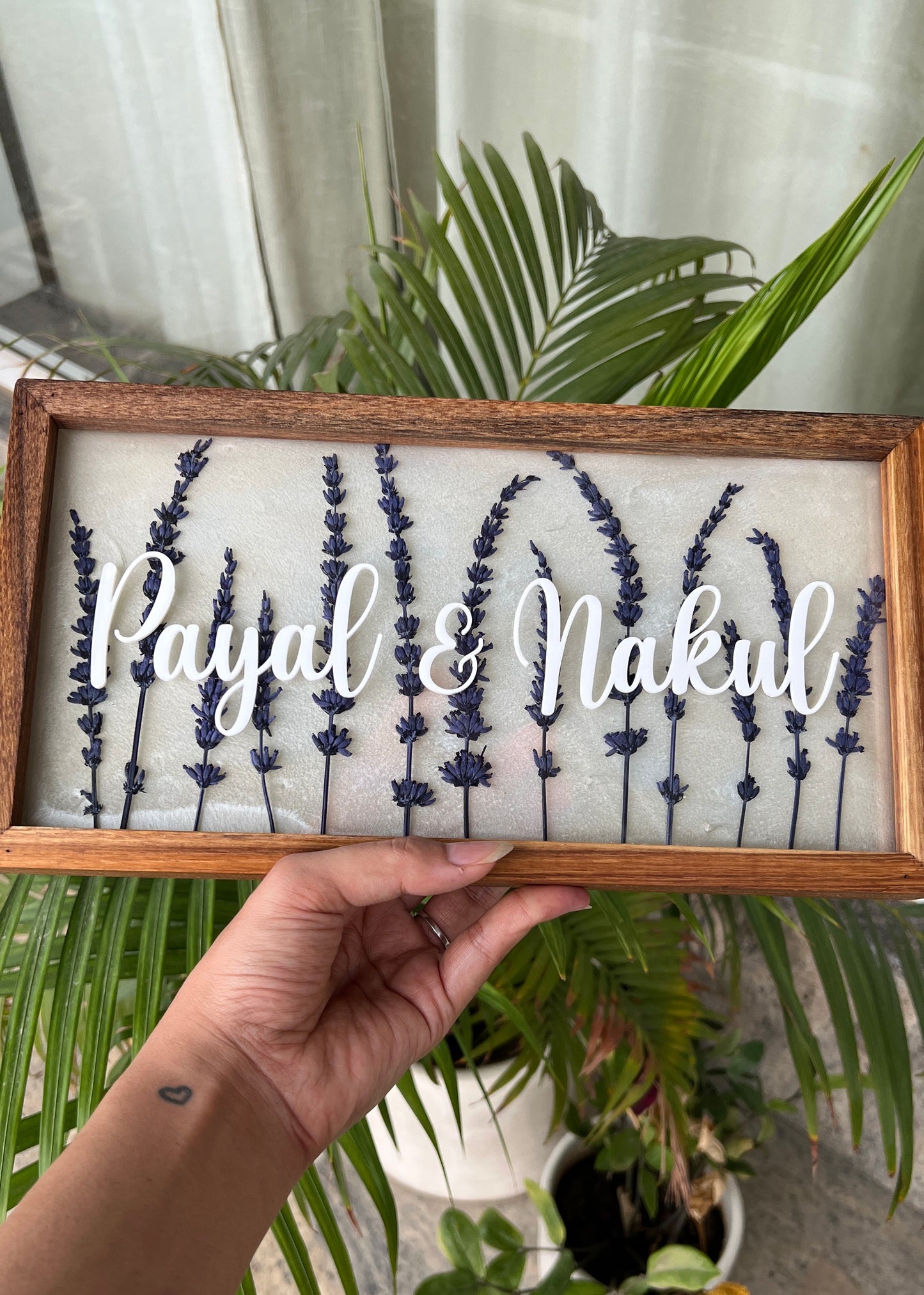 Teakwood Nameplate