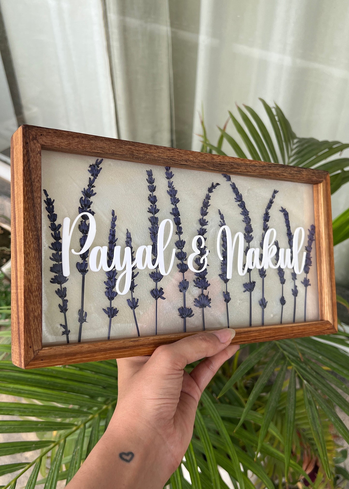 Teakwood Nameplate