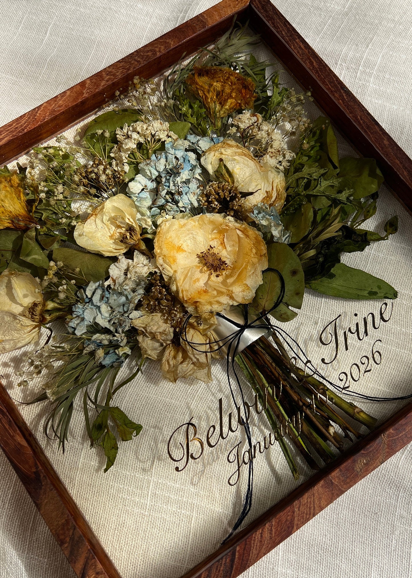 Teakwood Frame (Bouquet style)