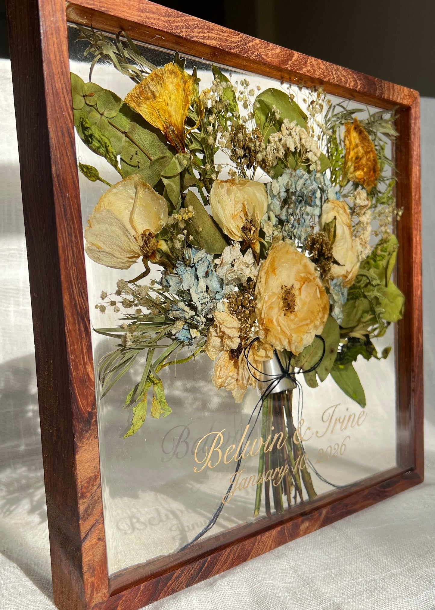 Teakwood Frame (Bouquet style)