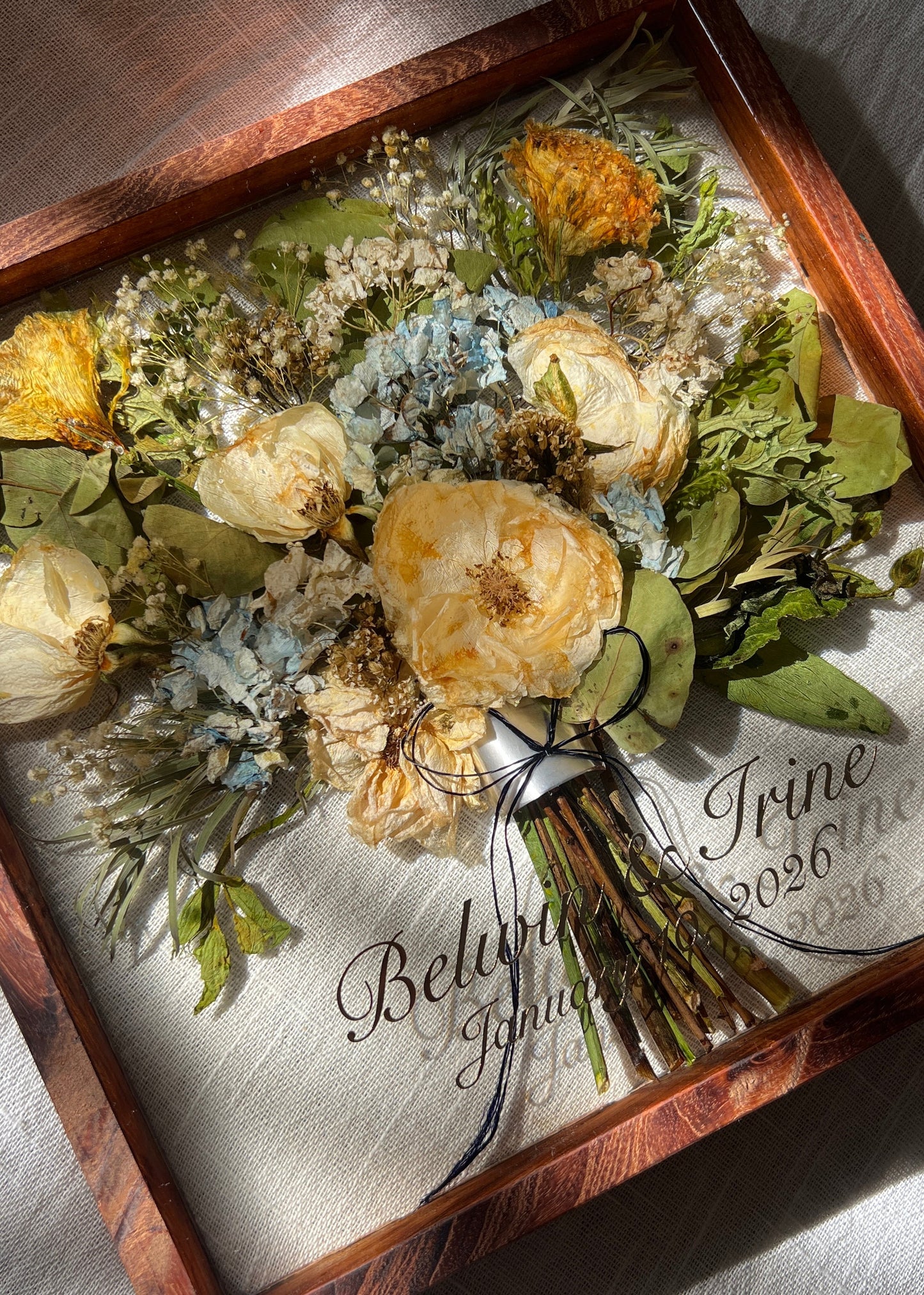 Teakwood Frame (Bouquet style)